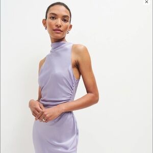 Reformation Casette silk dress never worn! size 0